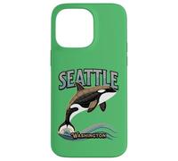 Seattle Washington Whale Ocean Coast Art Case for iPhone 14 Pro Max