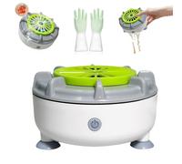 Seattleget Efficient Portable Fruit and Vegetable Washers, Ultrasonic Automatic Fruit Washing Machine, Portable USB Wireless Veggie Wash, for Cleaning Fruits Vegetable (A)
