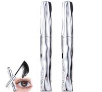 Seattleget Mascara, Iron Wand Mascaras, 3D Curling Brushless Metal Wands Mascaras Black, Waterproof Natural Length Slim Volume Building (2)