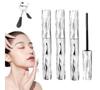 SeattleGet Mascara, Londonget Mascara, Iron Wand Mascaras, Waterproof Long-Lasting 3D Curling Eyelash Iron with No Flaking, for Separated & Sleek Lashes (3pcs)