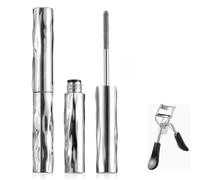 SeattleGet Mascara, Ultimate Length & Curl Mascara Set, Iron Wand Mascaras, Waterproof Long-Lasting 3D Curling Eyelash Iron with No Flaking (1pcs)