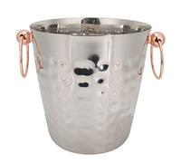 Seau a Glacon, 3L Portable Acier Inoxydable Seau a Champagne avec Poignée pour une Utilisation à la Maison Bar