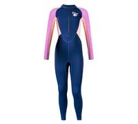 SEAUR Kids Swimsuit Girls Long Sleeve Swimwear One Piece Bathing Suit Full Length Rash Guard Long Sleeve UPF 50+ Purple