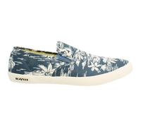 Seavees Men's Baja Beachcomber Slip-On Blue Canvas Plimsolls | Size: 8 Seavees Blue 8