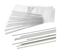 SEAVERRS 10pcs Lingual Retainer Wire Stainless SteelSuper elastic Flat Straight Twist Wires,0.010 * 0.032