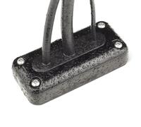 SEAVIEW | Multi-Cable Rectangle Cable Gland | Marine Grade Waterproof Cable Pass Through Cable Clam Compatible with Wire Diameters Up to 0.5" (10.6mm) | Black Plastic