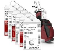 SEAVILIA Pack Extra Large Luggage Tag Holders, 10"x6" Waterproof PVC Zipper Pouch, Shipping Label Holder for Oversized Bags & Cruise Ship Luggage Sticks, Clear, 10"x6", Large Luggage Tag Holders