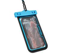 Seawag NEXT Waterproof Phone Pouch, IPX8 Dry Bag for iPhone 16 15 14 Pro Max & Samsung Galaxy S25 - Underwater Case, Full Touchscreen, Lanyard, Beach Pool Swimming, Blue/Black (1 Pack)