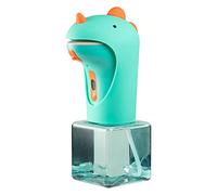Seawah Automatic Soap Dispenser, Foaming Touchless Kids Dinosaur Soap Dispenser, IPX6 Waterproof, 250ML, Green
