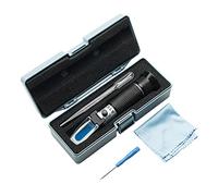 Seawater Refractometer ATC 0-10% Salinity 1.000-1.070 Salt Specific Gravity Salinometer For Aquarium(With plastic case)