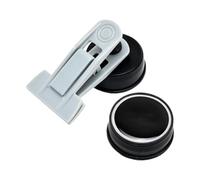 Seaweed Clip, Magnetic Aquarium Tank Fish Feeder, PP Versatile Compact Automatic Food Holder for Turtle, Shrimp, Betta, Freshwater and Saltwater Feeding, 3.15 x 1.65 x 1.57 Inches