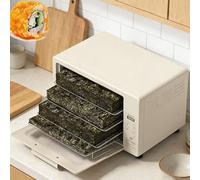 Seaweed Dehydrator, Electric Dryer, 25L Hot Air Oven with Adjustable Temperature 30-100°C & 24-Hour Timer, Compact for Home and Restaurant Use