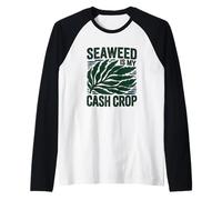 Seaweed is My Cash Crop Raglan Baseball Tee