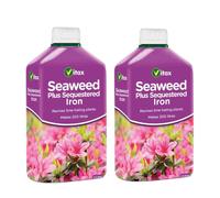 Seaweed Plus Sequestered Iron Liquid Feed for Healthy Foliage 1L 2Pack