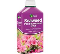 Seaweed Plus Sequestered Iron Liquid, Multipurpose Liquid Fertiliser, Helps Healthy Foliage & Intense Flower Colour (1L)