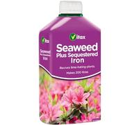 Seaweed Plus Sequestered Iron Liquid, Multipurpose Liquid Fertiliser, Helps Healthy Foliage & Intense Flower Colour (500ml)