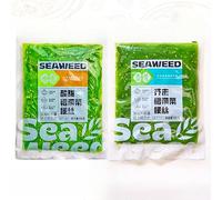 Seaweed salad, Japanese sushi side dish, ready to eat pickles 100g, sweet and sour cold dishes, mustard flavored shredded undaria pinnatifida, sea cabbage, casual snacks (Mustard Flavor,2 bags)