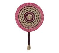 Seaweed Weaving Fan Nordic Hand Woven Africans Portable Handheld Straw For Party Wall Decoration Handwoven Grass Fan