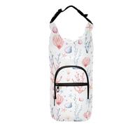 Seaweeds Sea Plants Water Bottle Sling Water Bottle Carrying Bag Water Bottle Holder for Hiking Fits 20/24/32/40 oz Bottles