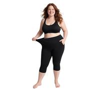 Seawhisper Leggings for Women Plus Size High Waisted Thick XL 2XL 3XL 4XL, Capri, 22 Plus