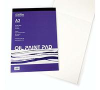 Seawhite - 10 Sheets Linen Textured Surface - A3 - Oil Painting Pad - 240 GSM - Acid Free - White