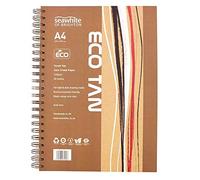 Seawhite 140gsm Corn Crush Eco Tan A4 Wire Bound Sketchbook