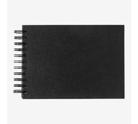 Seawhite New Black Card Ring Bound Craft Book/Photo Album A5