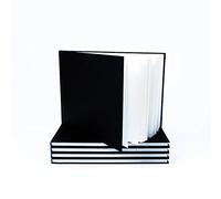 Seawhite Black Cloth Cover Sketchbook 140gsm Landscape A4