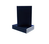 SEAWHITE Black Cloth Cover Sketchbook 140gsm Portrait A5