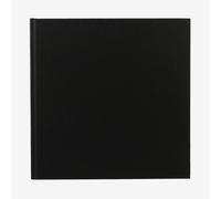 SEAWHITE Black Cloth Hardback Artists Sketchbook 140gsm Square 195X195mm