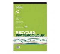 Seawhite Cotton Watercolour Pad, A3, 300gsm, 15 Sheets, Cold-Pressed