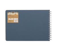 SEAWHITE Eco Spiral Recycled Hardback Sketchbook 130gsm Landscape A4