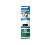 Seawhite Golden Synthetic Brush Set (BS7) - Professional Mixed Tip Paint Brushes for Acrylic, Watercolor, Oil & Gouache - Sizes 1, 3, 6, 14 - Ideal for Artists, Students & Hobbyists