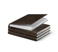 Seawhite of Brighton A4 Hardback Sketchbooks - Bronze Textured Covers, 4 Pack, 92 Pages, 140gsm Cartridge Paper - Premium Art & Drawing Pad for Artists