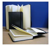 Seawhite of Brighton A5 Travel Journal - Hardback Notebook with 128 Pages of 130gsm Lined & Plain Cartridge Paper - Artist’s Journal for Writing, Sketching & Notes - White, Hard Cover