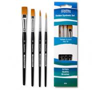 Seawhite of Brighton BS6 Synthetic Brush Set, 4pc (Size 2-10)