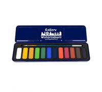 Seawhite Watercolour Tin, 12 colour pans with brush