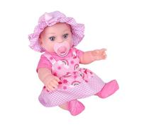 SEAYACK Rainbow Themed Baby Dolls Playset With Hat Dress Great For Children Role Playing Grandma Parenting Game Toy Reborns