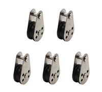 SEAYACK Steel Wire Pulley Stainless Steel M15 M20 M25 M32 Heavy Duty Single Wheel Lifting Rope Pulley Block For Wire Rope