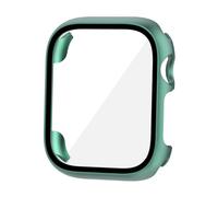 SEAYACK Tempered-Glass Film + For Case Screen Protector Full Coverage Hard Frame PC For Shell Watch Housing For Watch 8 7