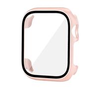 SEAYACK Tempered-Glass Film + For Case Screen Protector Full Coverage Hard Frame PC For Shell Watch Housing For Watch 8 7