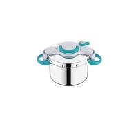 Seb ClipsoMinut'easy+ 7.5 L+ Stainless Steel Pressure Cooker Book 100 Recipes, Induction Pressure Cooker, Folding Handles, Easy to Use, Made in France P4904816, Stainless Steel