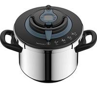 Seb Nutricook+ P4220705 Pressure Cooker 6 L Stainless Steel, Induction Pressure Cooker, Easy to Use, Cooking Program, Made in France