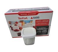 SEB Pack of 6 Yoghurt Maker Pots red