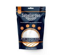 Seba Garden Baking Soda 1kg - Premium Food Grade Bicarbonate of Soda from Turkey - Resealable Zip Lock Pouch - for Baking, Cooking, Cleaning, Deodorising & More - Natural & Versatile
