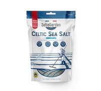 Seba Garden Celtic Sea Salt Grey, 1kg - Dried & Fine, Certificated Organic Reseallable Bag of Grey Sea Salt, Hand Harvested, Contains Over 82 Essential Minerals