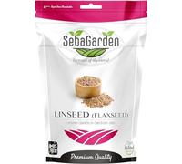 Seba Garden Linseeds/Flaxseeds 1 kg, Premium Grade, Freshly Harvested, Packaged in Resealable Bag, Non-GMO, Keto & Paleo