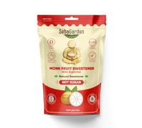 Seba Garden Monk Fruit Decoction Sweetener with Erythritol 1kg | 1:1 Sugar Replacement | Zero Calories | Zero Glycaemic Impact | Keto Friendly | Plant Based Sweetener | Baking, Drinks & Cooking