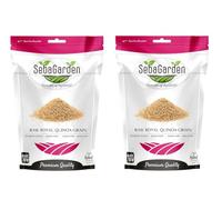 Seba Garden Organic Royal Quinoa, 100% Royal Bolivian Whole Grain Gluten Free, Keto Friendly, Source of Protein, High Fiber Content, Source of Iron, Non GMO (2 Kg)