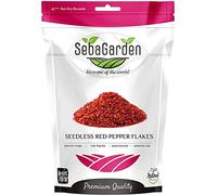 Seba Garden Red Chilli Pepper Flakes Seedless 250g | Premium Grade | Silk Pepper | Pul Biber |… (Mild)